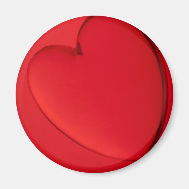 Aimant Miniature en forme de coeur acrylique (Devant)