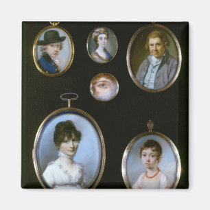 Aimant Miniatures de portrait, de LtoR et de TtoB :