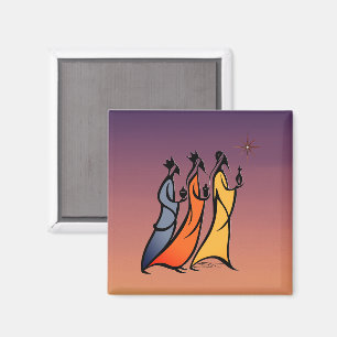 Aimant Minimaliste Trois Rois Mages