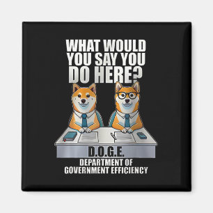 Aimant Ministère De L'Efficacité Gouvernementale D.o.g.e