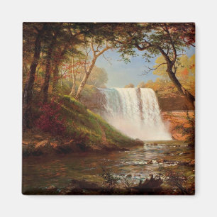 Aimant Minnehaha Falls, art de Albert Bierstadt