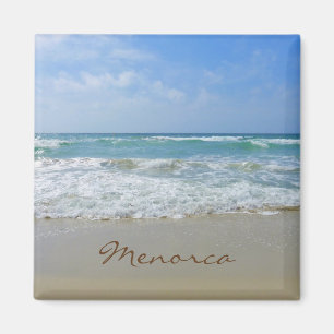 Aimant Minorque Plage et Souvenir de mer