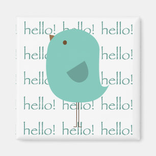 Aimant Mint Hello Bird