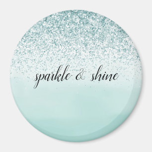Aimant Mint Ombre Parties scintillant personnalisée