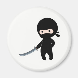 Aimant Minuscule Ninja en colère