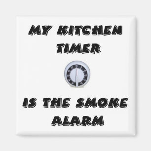 Aimant Minuterie de cuisine/aimant de détecteur de fumé