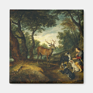 Aimant Miracle de saint Hubert par Pierre Paul Rubens