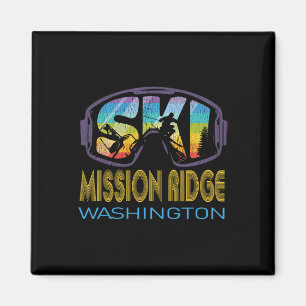 Aimant Mission Ridge Ski Washington Vacances de ski