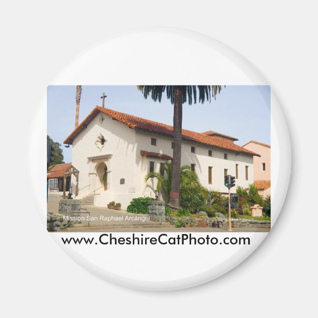 Aimant Mission San Rafael Arcángel Produits Californie (Devant)