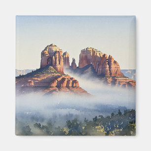 Aimant Misty Sedona Arizona Travel Cathedral Rock