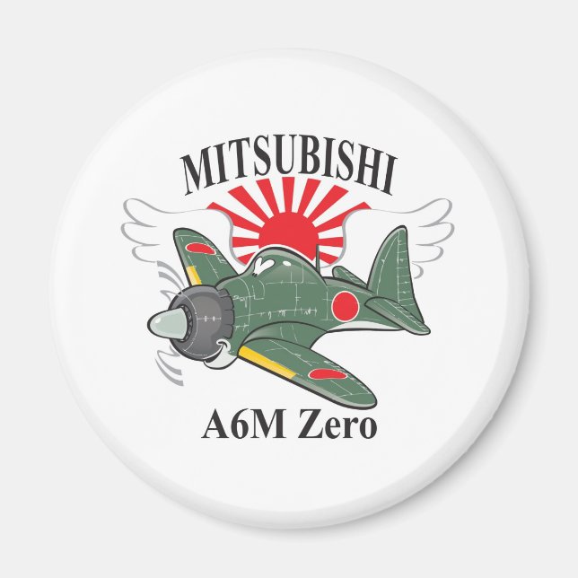 Aimant mitsubishi zéro (Devant)