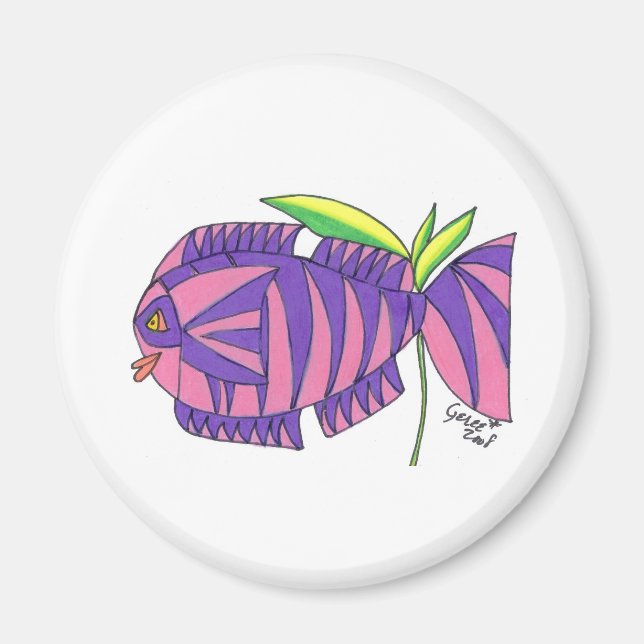 Aimant Mme Tiger Fish (Devant)