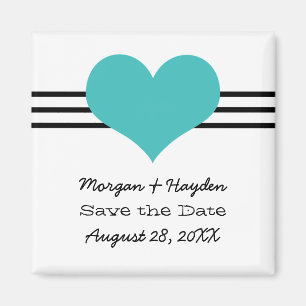 Aimant Mod Heart Enregistrer la date de l'aimant, Aqua