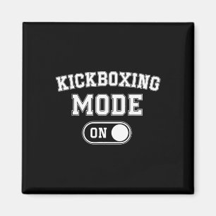 Aimant Mode Kickboxing Activé Cadeau Drôle de Coach de Ki