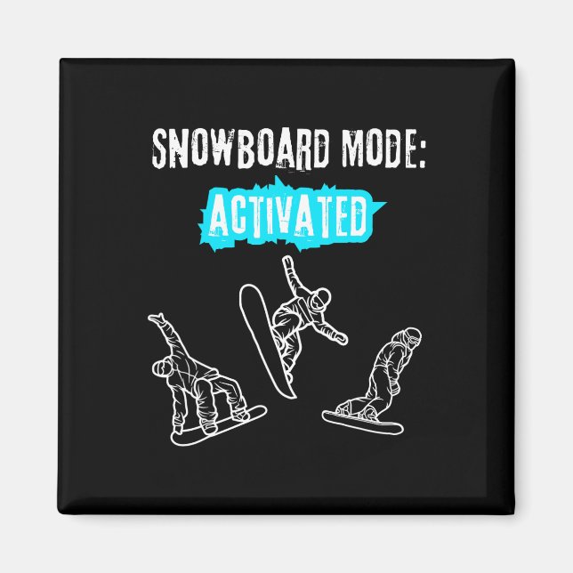 Aimant Mode snowboard activé (Devant)