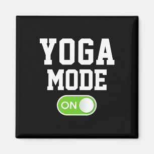 Aimant Mode Yoga Activé Drôle Yogini Yogi