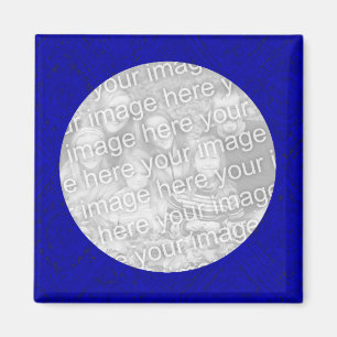 Aimant Modèle bleu d'aimant de photo