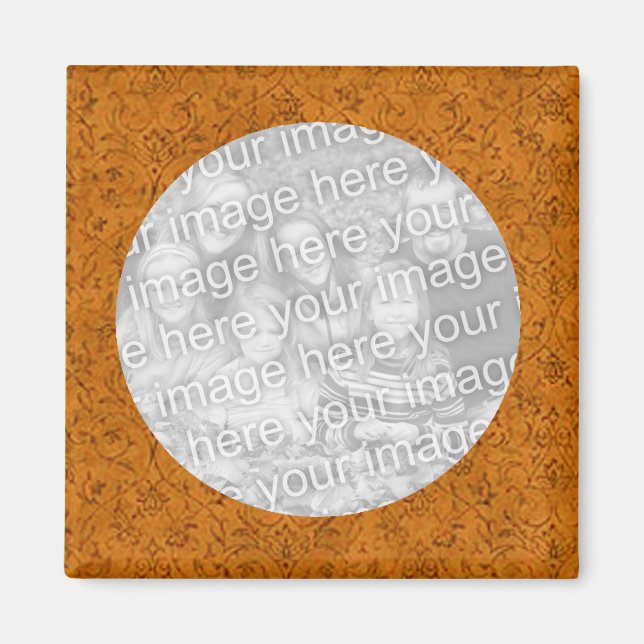 Aimant Modèle d'aimant photo de fleurs (Devant)