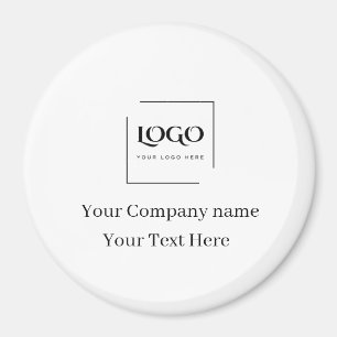 Aimant Modèle de logo personnalisé élégant