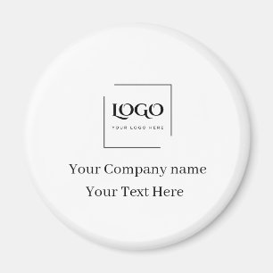 Aimant Modèle de logo personnalisé élégant