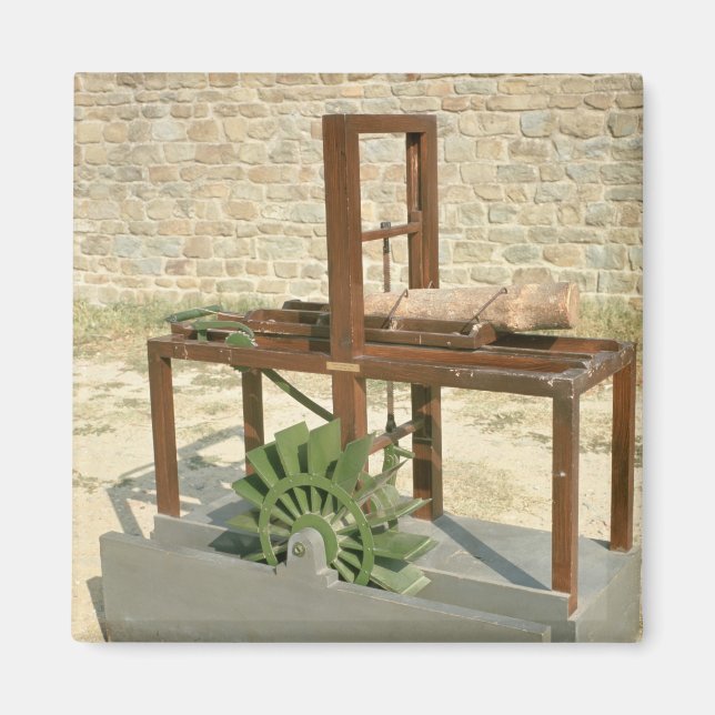 Aimant Modèle d'une scie hydraulique (Devant)