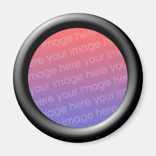 Aimant Modèle noir (bordure de cadre 3d)