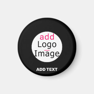 Aimant Moderne Business Personnalisable Ajouter un logo N