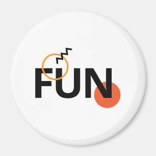Aimant Moderne, gai, animé, cool, design tendance Amusant