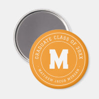 Moderne Monogramme Diplômé Promotion 20XX Sur Mesu