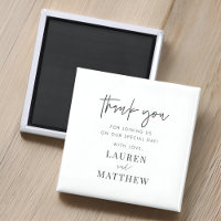 Moderne Simple minimaliste chic Mariage Merci