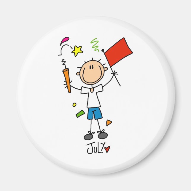 Aimant Mois de juillet (Devant)