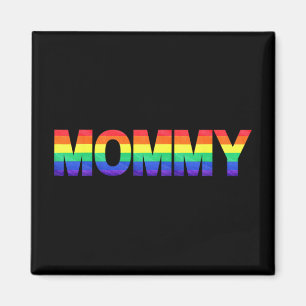 Aimant Mois de la fierté gay Fête des mères LGBTQ Drapeau
