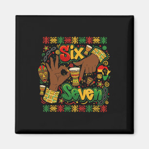 Aimant Mois de l'histoire des Noirs 67 Six Sept Meme Afro