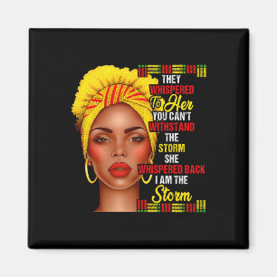 Aimant Mois de l'histoire des Noirs Afro Femmes Noires Fi