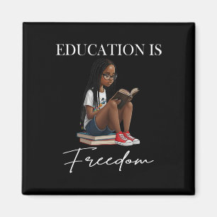 Aimant Mois de l'histoire des Noirs Éducation est la libe