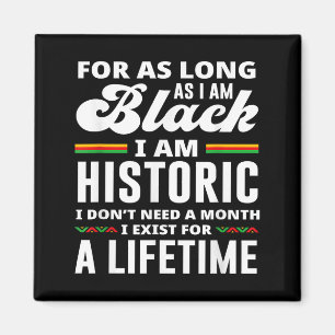 Aimant Mois de l'histoire des Noirs Je suis historique 