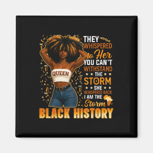 Aimant Mois de l'histoire des Noirs Je suis la tempête Re