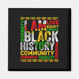 Aimant Mois de l'histoire des Noirs Je suis l'histoire no