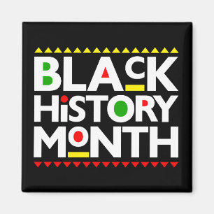 Aimant Mois de l'histoire noire Melanin King Queen Bruh S