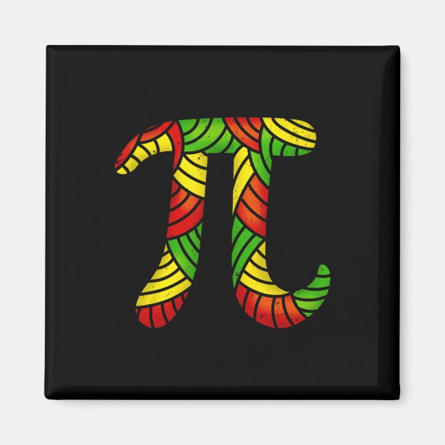 Aimant Mois de l'histoire noire Pi Day Math Lover Enseign (Devant)