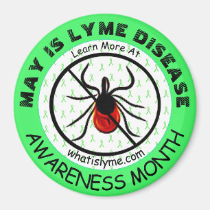 Aimant Mois de sensibilisation à la maladie de Lyme Aiman