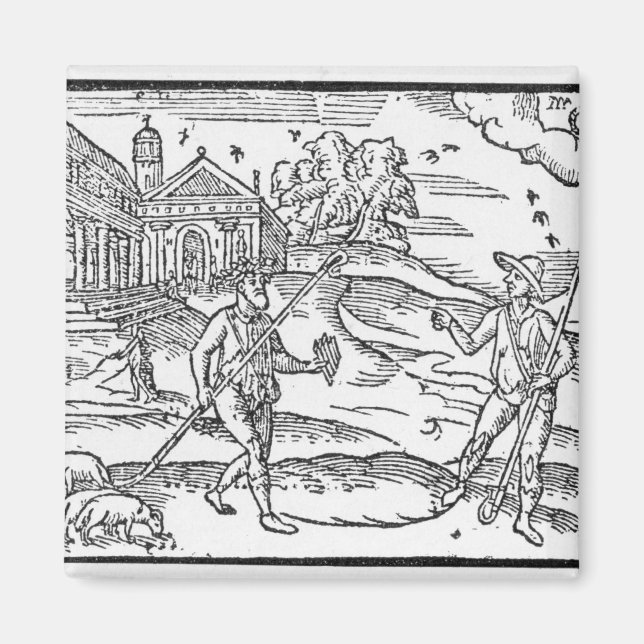 Aimant Mois de septembre 'Les Chevaliers de Calender' (Devant)