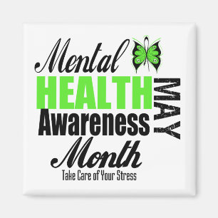 Aimant Mois national de sensibilisation à la santé mental