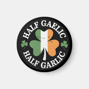 Aimant Moitié gaélique moitié irlandais italien garlic St