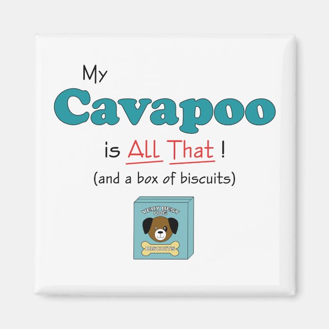 Aimant Mon Cavapoo c'est tout ça ! (Devant)