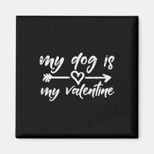 Aimant Mon chien Valentin Drôle de propriétaire d'animal