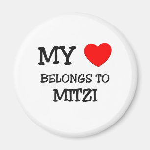 Aimant Mon coeur appartient à MITZI