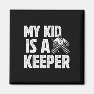 Aimant Mon enfant est un gardien de but de hockey Papa d'