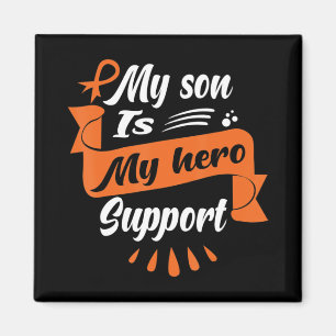 Aimant Mon Fils Est Mon Héros Soutien Leucémie Cancer