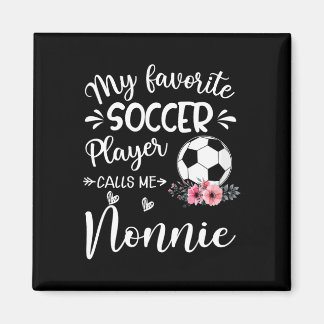 Aimant Mon Joueur De Football Favori M'appelle Nonnie 